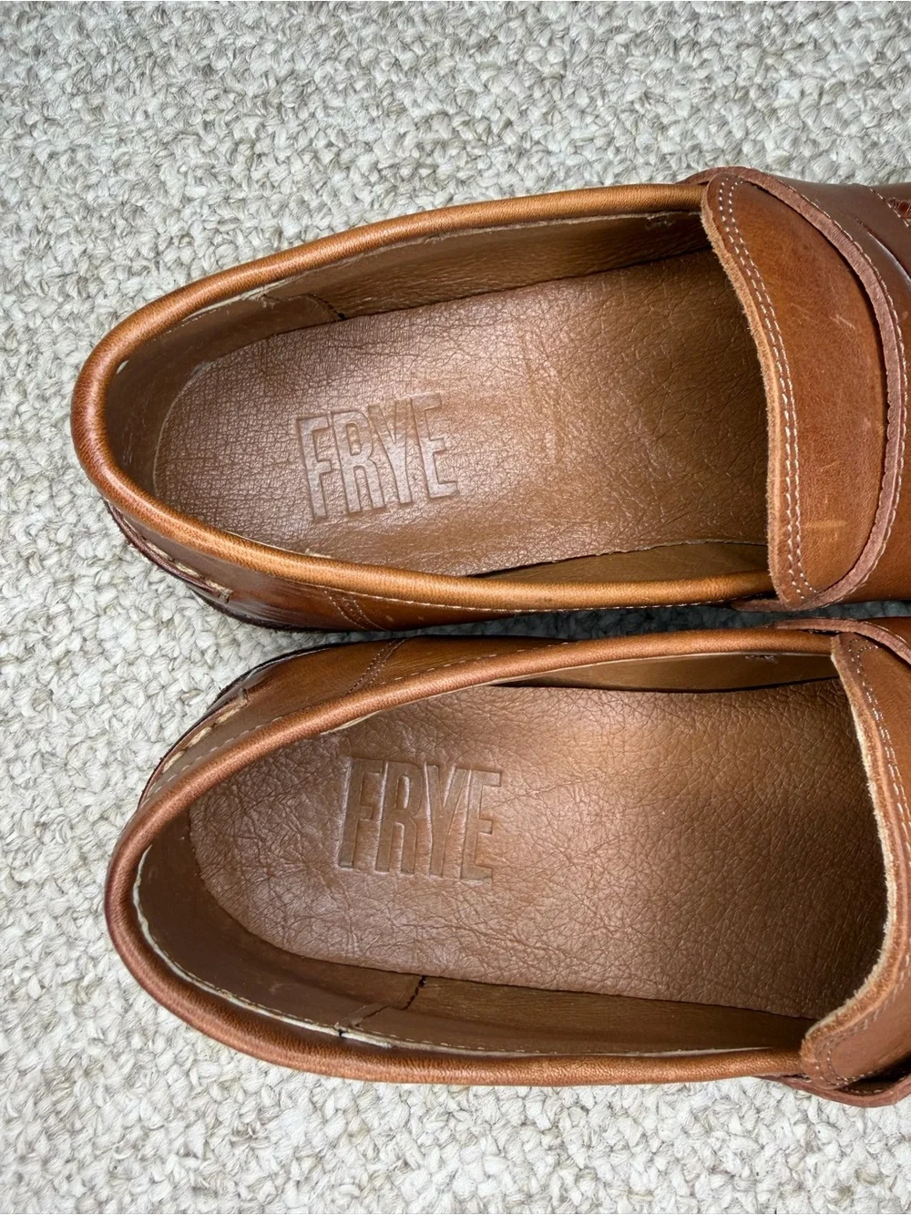 Frye Tyler Flex leather Penny loafers